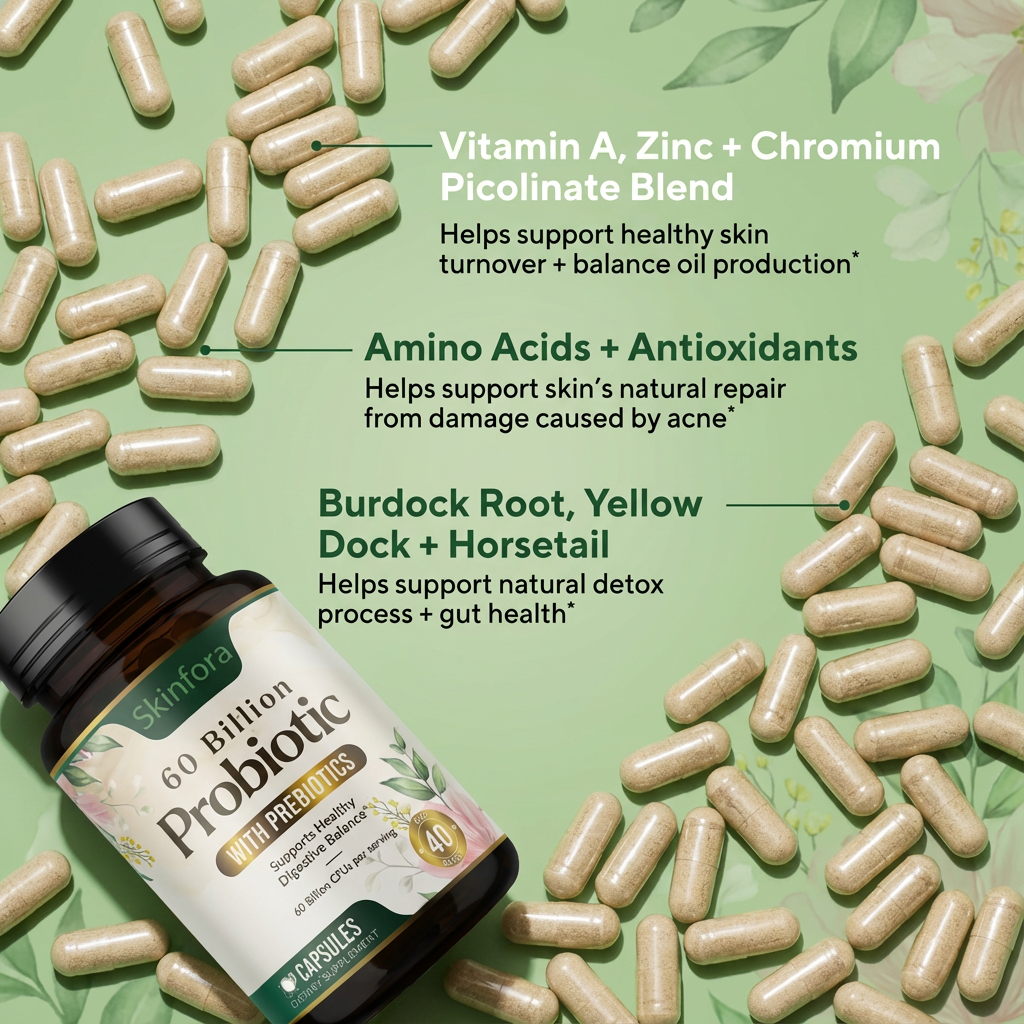 Skinfora Daily Gut-Skin Probiotic