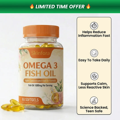Skinfora Inflammation Support (Omega-3 Fish Oil)